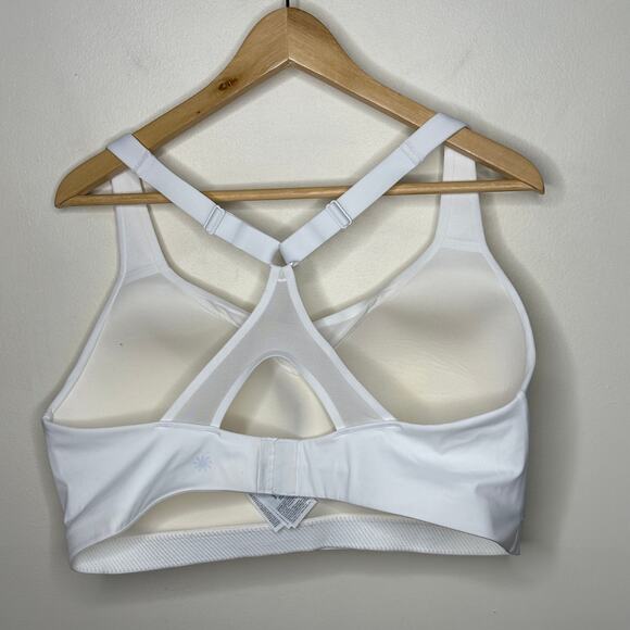 ATHLETA Advance Sports Bra B-G Wireless White Sz 42DD - Picture 4 of 6